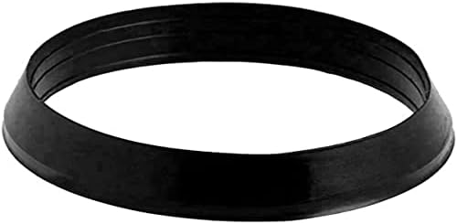  01608 Junta Cónica para Sifón, 5 Unidades Negro, 1