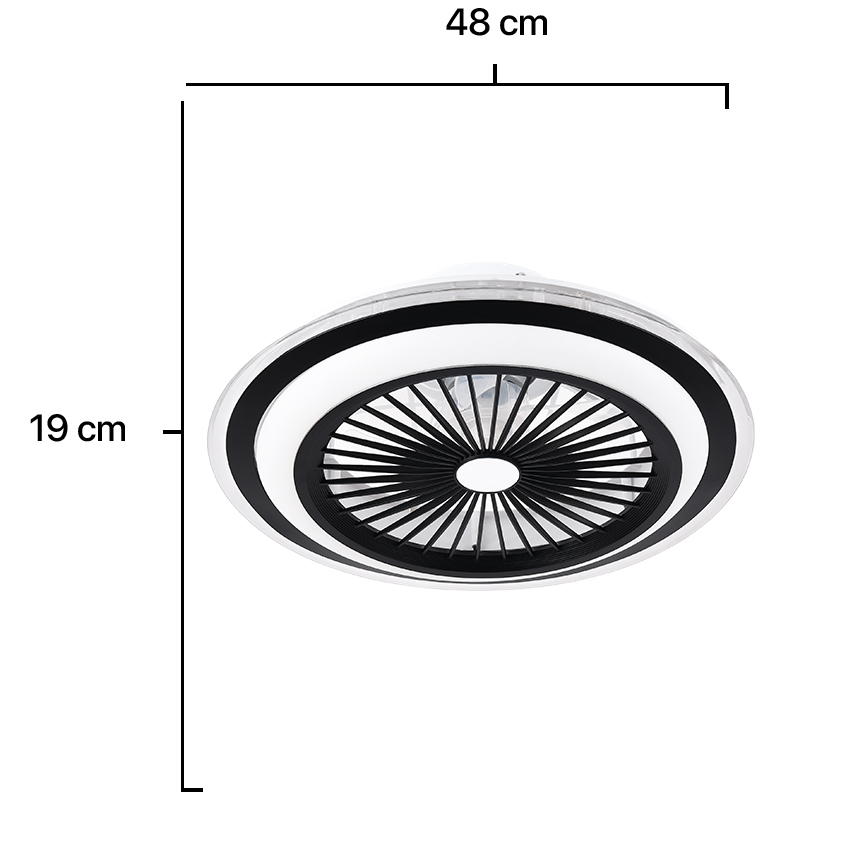 ventilador de techo modelo Báltico en elegante color blanco. Con una potencia de 50W y aspas de Ø102 cm, ofrece un rendimiento óptimo y estilo para cualquier espacio. Ideal para tu hogar.