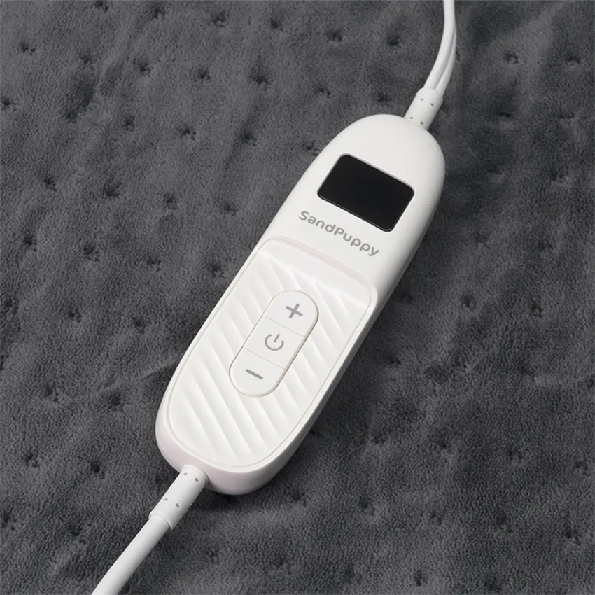 almohadilla eléctrica 63 x 42 cm, almohadilla térmica 100w, almohadilla de 9 niveles, lavable y controlador desmontable