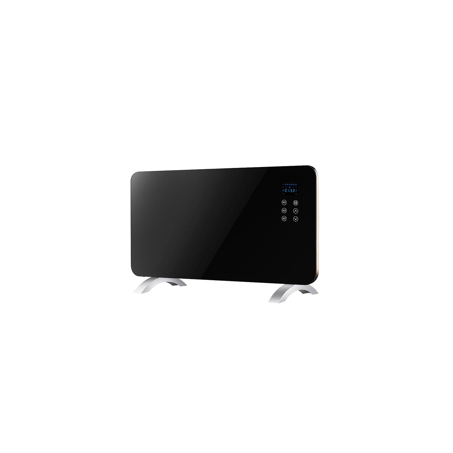 cONVECTOR CON PLACA DE CRISTAL 2000W: Eficiencia y estilo en tu hogar. Calor uniforme y rápido, con un diseño moderno que se integra a cualquier espacio. Ideal para confort en invierno.