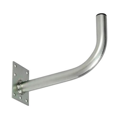 soporte de pared en L para discos de 60/80 cm, ideal para montaje en estanterías y almacenamiento de discos.