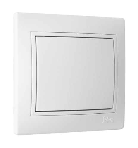 tapa ciega blanca ERP75U, serie Europa, para cubiertas eléctricas, ideal para integrar configuraciones y asegurar conexiones.