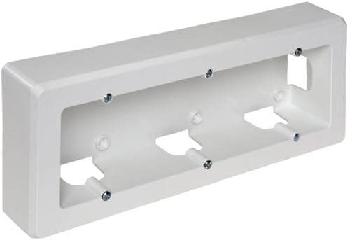 zocalo 3 elementos blanco, dimensiones 253x96x43mm, ideal para acabados en interiores y protección de cables.