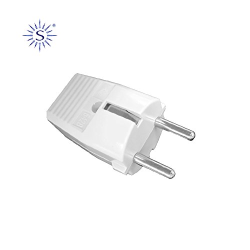 clavija aérea 16A 250V termoplástica, resistente a impactos, ideal para conexiones eléctricas en entornos exteriores.