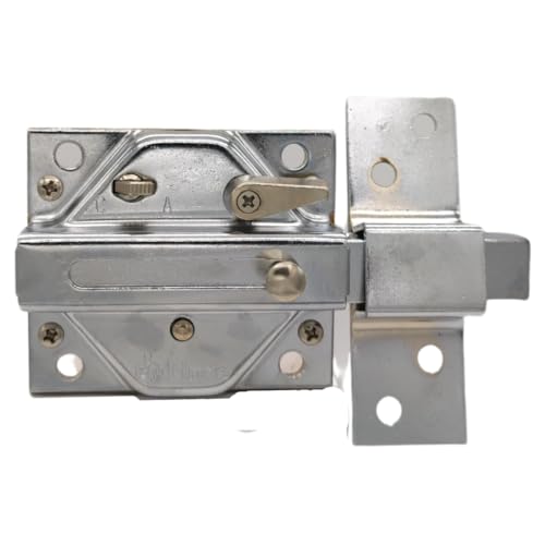 cerrojo tradicional, acabado en hierro cromado, para seguridad en puertas y ventanas, ideal para proteger el hogar.