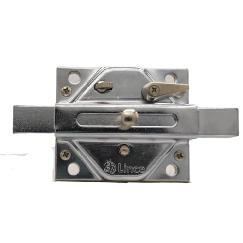 cerrojo tradicional, acabado en hierro cromado, para seguridad en puertas y ventanas, ideal para proteger el hogar.