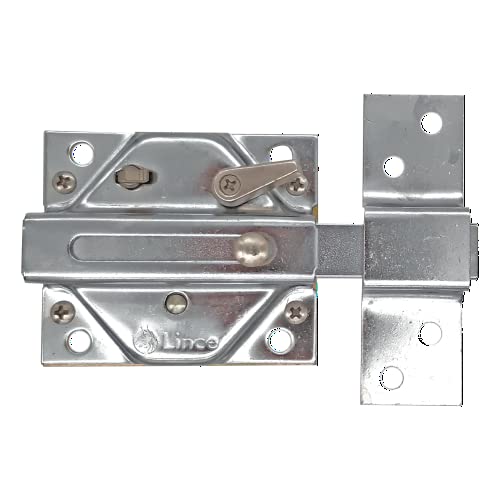 cerrojo pestillo de hierro cromado 2940, alta seguridad, resistente, ideal para puerta principal y mejoras en cerraduras.