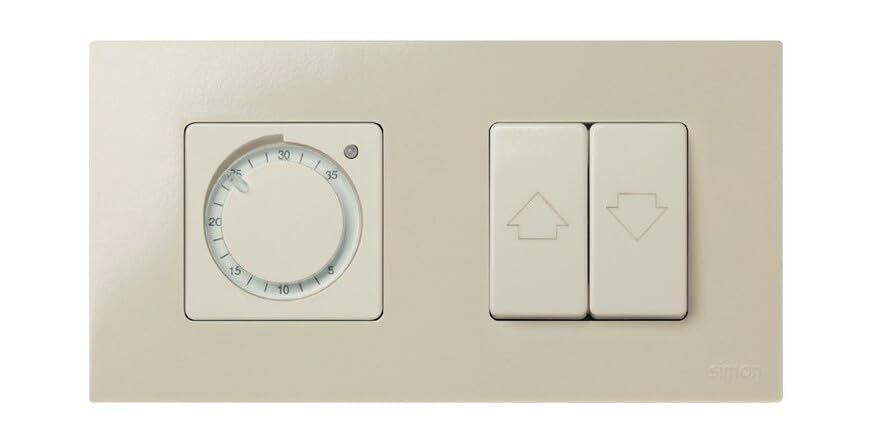 marco de 2 elementos 85x162 mm color marfil, ideal para instalaciones eléctricas y acabados estéticos en interiores.