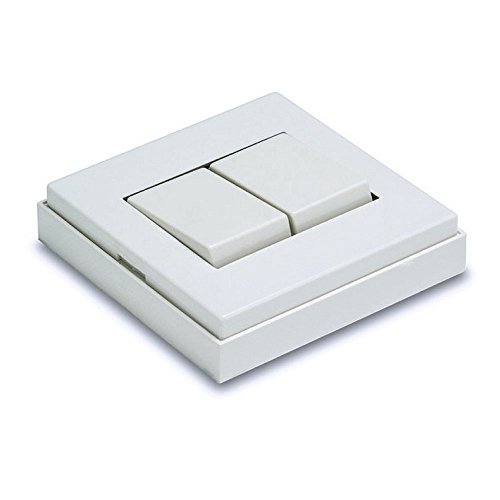 doble conmutador superficie blanca - control de iluminación en dos puntos, instalación sencilla, ideal para casas y oficinas.