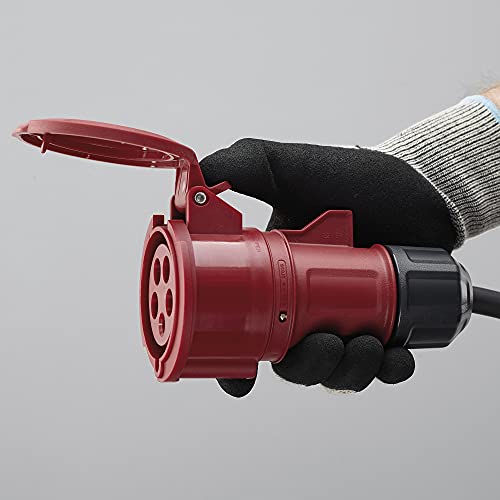 base móvil IP44 | 3P+N+T | 32A | 380-415V | Rojo