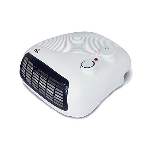 termoventilador horizontal 1200W-2400W, ofrece calefacción rápida y eficiente, ideal para calentar espacios pequeños y medianos.