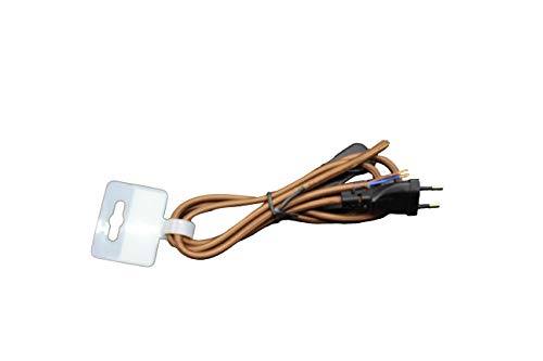 conexión de 1,5m con interruptor marrón, ideal para controlar iluminación y dispositivos eléctricos en hogares y oficinas.